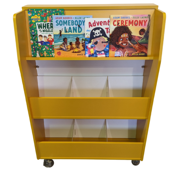 425002 - Sassy Picture Book Shelving - Single Bay Double Sided