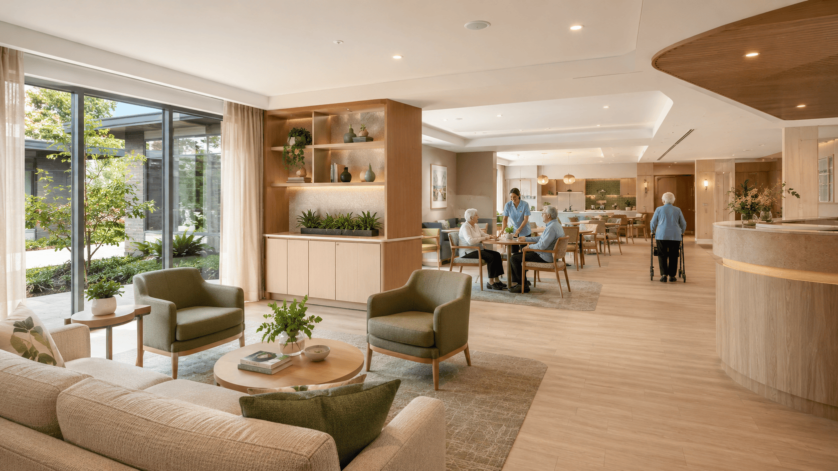 Picture of an aged care fitout in Perth